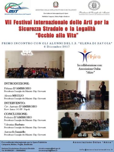 Occhio alla vita - Educazione Stradale (4 - 6/12/2017)