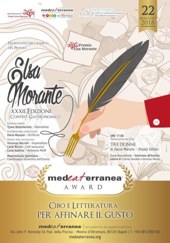 XXXII "Premio Elsa Morante" Contest Gastronomico (22/5/2018)