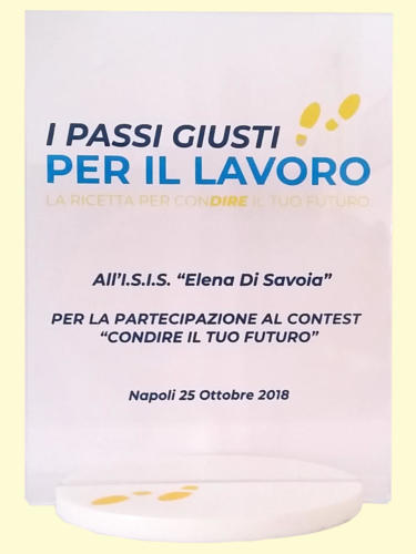 I Passi giusti per il lavoro: Premiazione (25/10/2018)