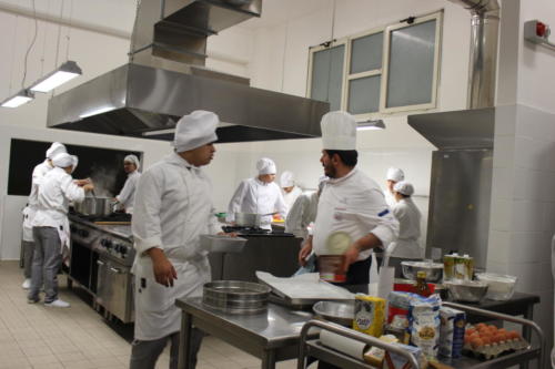 Preparazione dei pasti per la Mensa della Comunità di Sant'Egidio (29/1/2019)