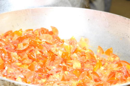 Preparazione dei pasti per la Mensa della Comunità di Sant'Egidio (29/1/2019)