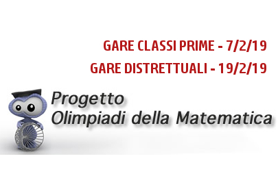 Olimpiadi della Matematica (7/2/19 e 19/2/19)