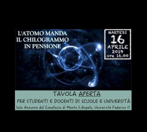 L'atomo manda il chilogrammo in pensione (16/4/2019)