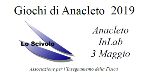 Giochi di Anacleto (16/4/2019 e 3/5/2019)