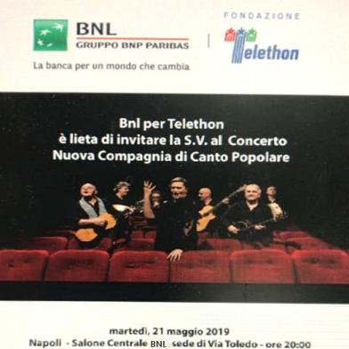 Telethon BNL - Concerto NCCP (21/5/2019)