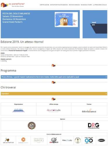 V Edizione "Re Panettone" - Napoli (23-24/11/2019)