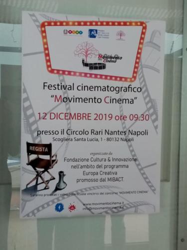 Festival cinematografico “Movimento Cinema”: Evento finale (12/12/2019)