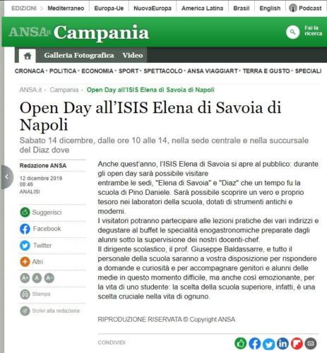 Open Day (14/12/2019)