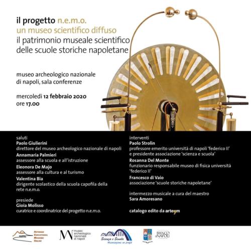 Presentazione del catalogo de "Il progetto NEMO” (12/02/2020)