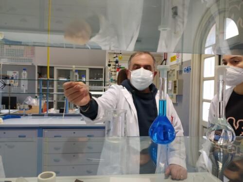 Laboratori di Chimica e Microbiologia: Pila Daniell e Terreni di coltura (8/2/21)