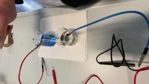 Laboratori di Chimica e Microbiologia: Pila Daniell e Terreni di coltura (8/2/21)