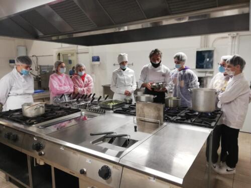 Tortino di riso con verdure bardato con porro stufato (11/2/21)