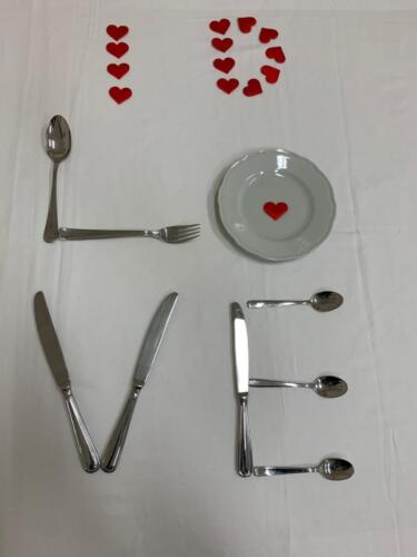 Mise en place di San Valentino (11/2/21)