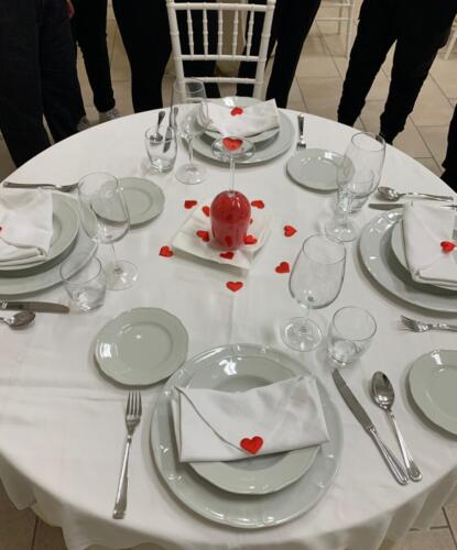 Mise en place di San Valentino (11/2/21)