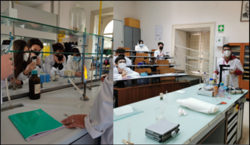 Laboratori di Fisica e Chimica 1&ordf;A-CMB (27/4/2021)