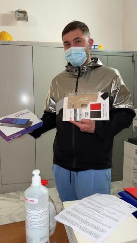 Consegna tablet alunni classi quinte(maggio 2021)