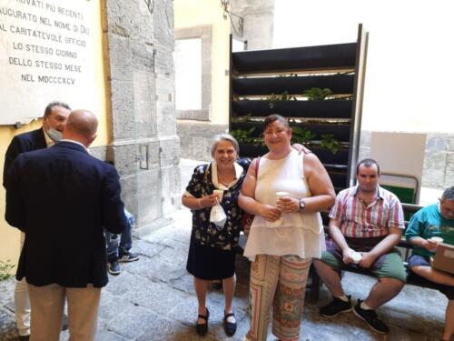 Sigla del Protocollo d’Intesa per la gestione del bar del Pio Monte della Misericordia (5/7/2021)
