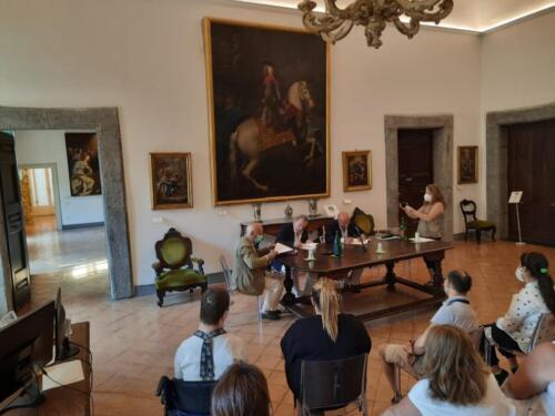 Sigla del Protocollo d’Intesa per la gestione del bar del Pio Monte della Misericordia (5/7/2021)