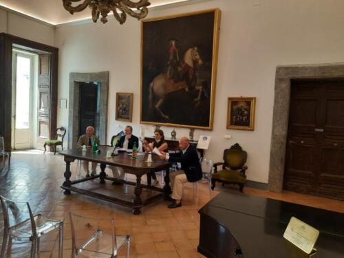 Sigla del Protocollo d’Intesa per la gestione del bar del Pio Monte della Misericordia (5/7/2021)