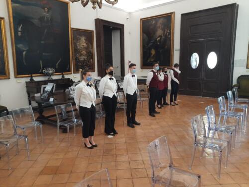 Sigla del Protocollo d’Intesa per la gestione del bar del Pio Monte della Misericordia (5/7/2021)