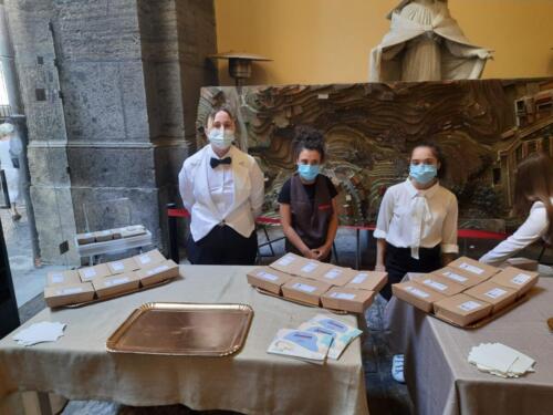 Sigla del Protocollo d’Intesa per la gestione del bar del Pio Monte della Misericordia (5/7/2021)