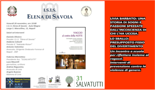 Viaggio al centro della notte &ndash; Storia di Livia (26/11/2021)