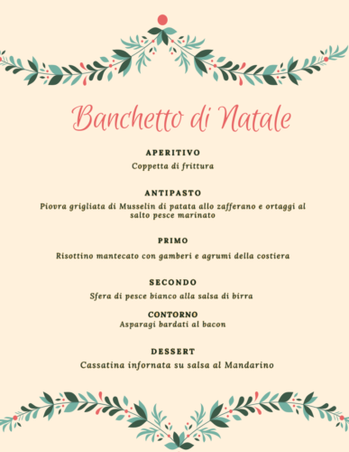 Banchetto di Natale (21/12/2021)
