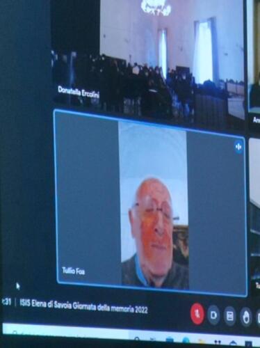 Giornata della Memoria – Incontro con Tullio Foà (19/1/2022)